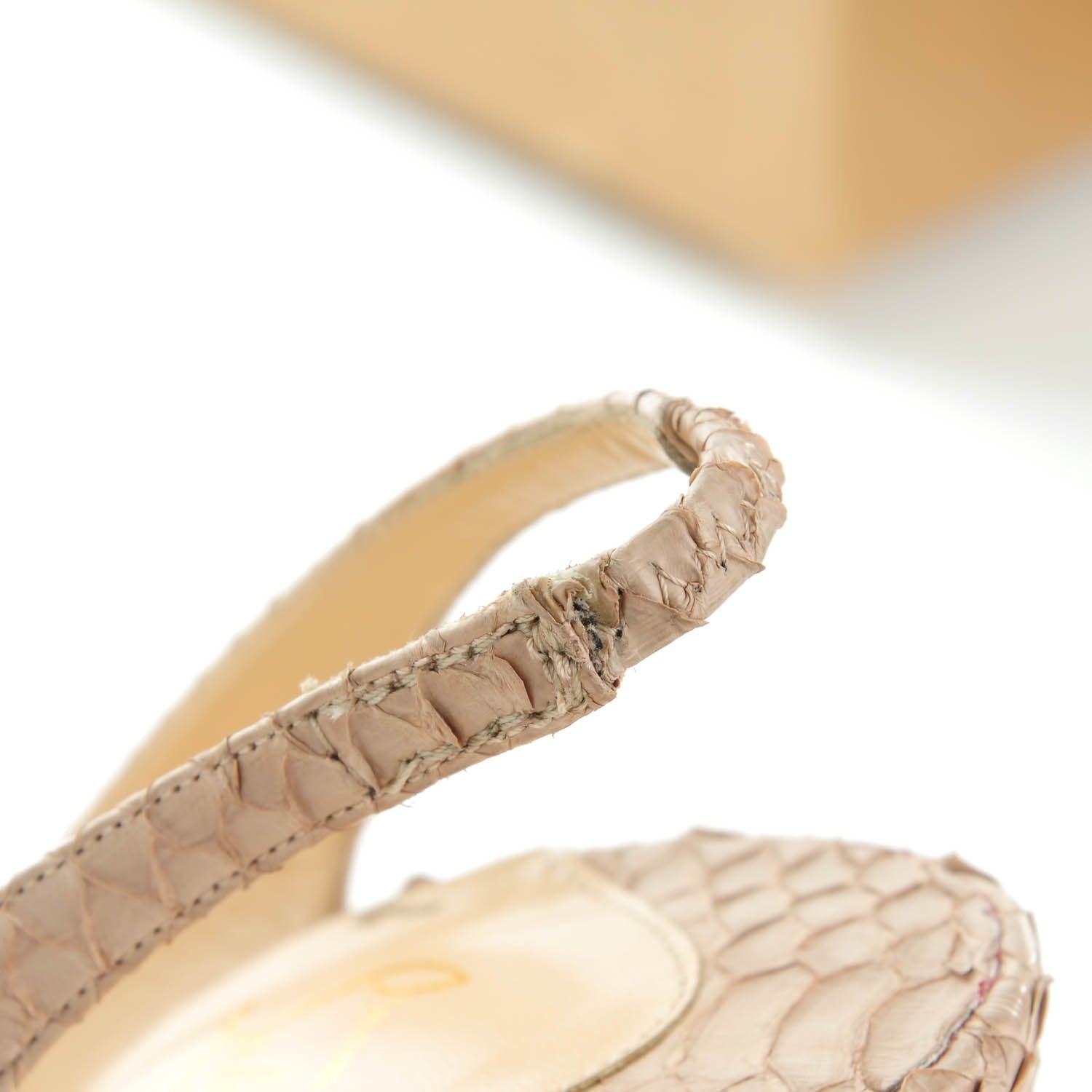 Christian Louboutin Python Jenny 150 Pumps 40.5 Beige 9 of 9