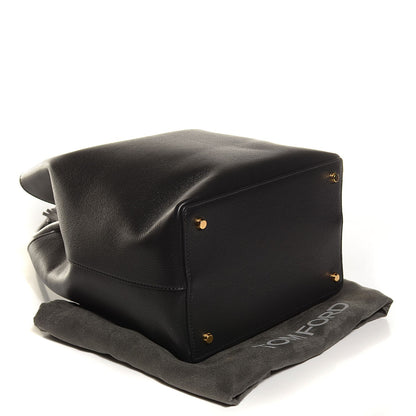 Tom Ford Calfskin Small Tassel Bucket Bag Black 4 of 8