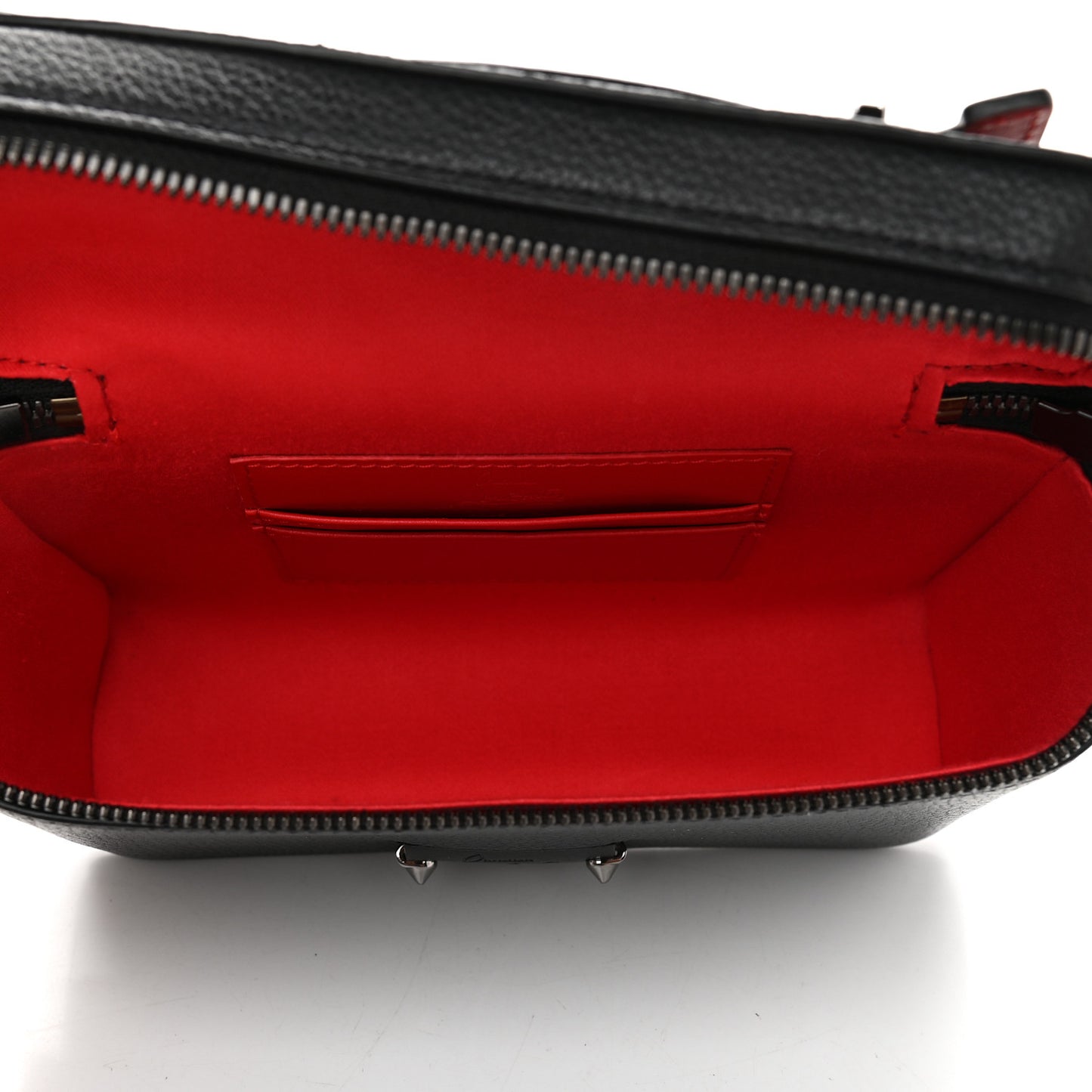 Calfskin Kypipouch Small Top Handle Messenger Bag Black