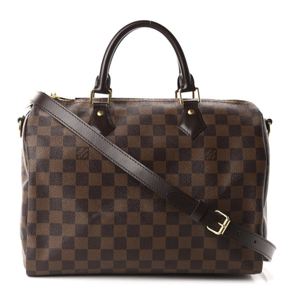 Louis Vuitton Damier Ebene Speedy Bandouliere 30 1 of 7