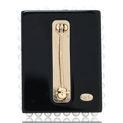 Chanel Resin Glitter CC Sailor Brooch Black Multicolor 3 of 5