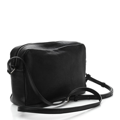 Saint Laurent Lambskin Monogram Small Lou Camera Bag Black 3 of 11