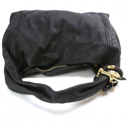 Jimmy Choo Nappa Leather Saba Hobo Black 5 of 8