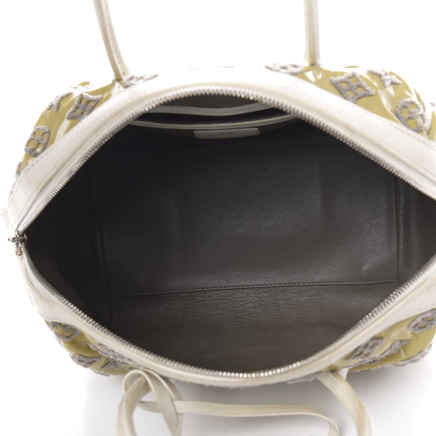 Monogram Bouclettes Speedy Round Perle