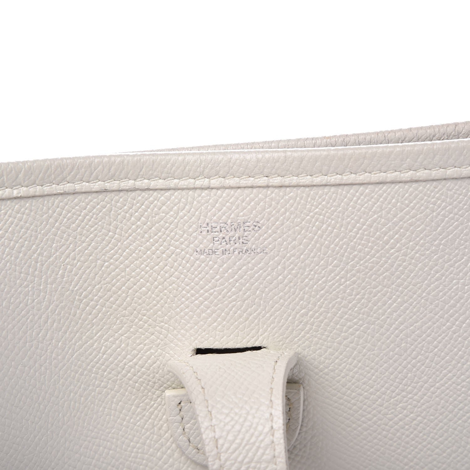 Hermes Epsom Evelyne III PM White 6 of 9