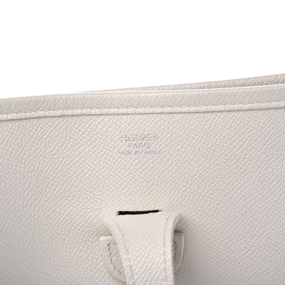 Hermes Epsom Evelyne III PM White 6 of 9