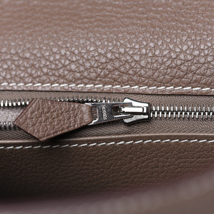 Hermes Togo Kelly Retourne 32 Etoupe 13 of 35