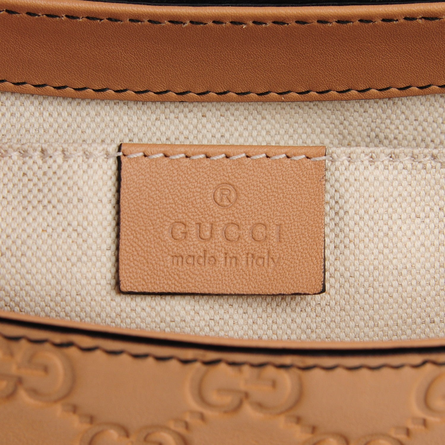 Gucci Guccissima Medium Emily Chain Shoulder Bag Camelia 6 of 8