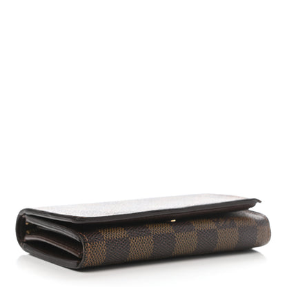 Louis Vuitton Damier Ebene Porte-Monnaie Billets Tresor Wallet 4 of 14