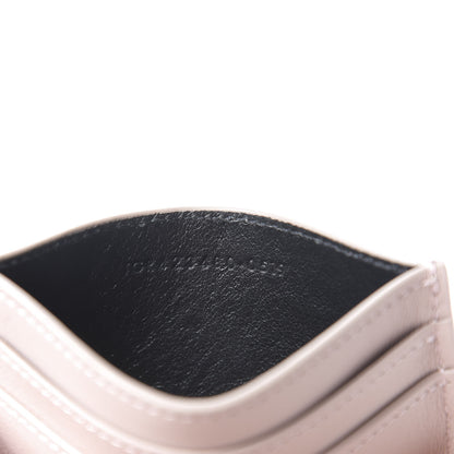Saint Laurent Calfskin Monogram Credit Card Case Pale Pink 6 of 7