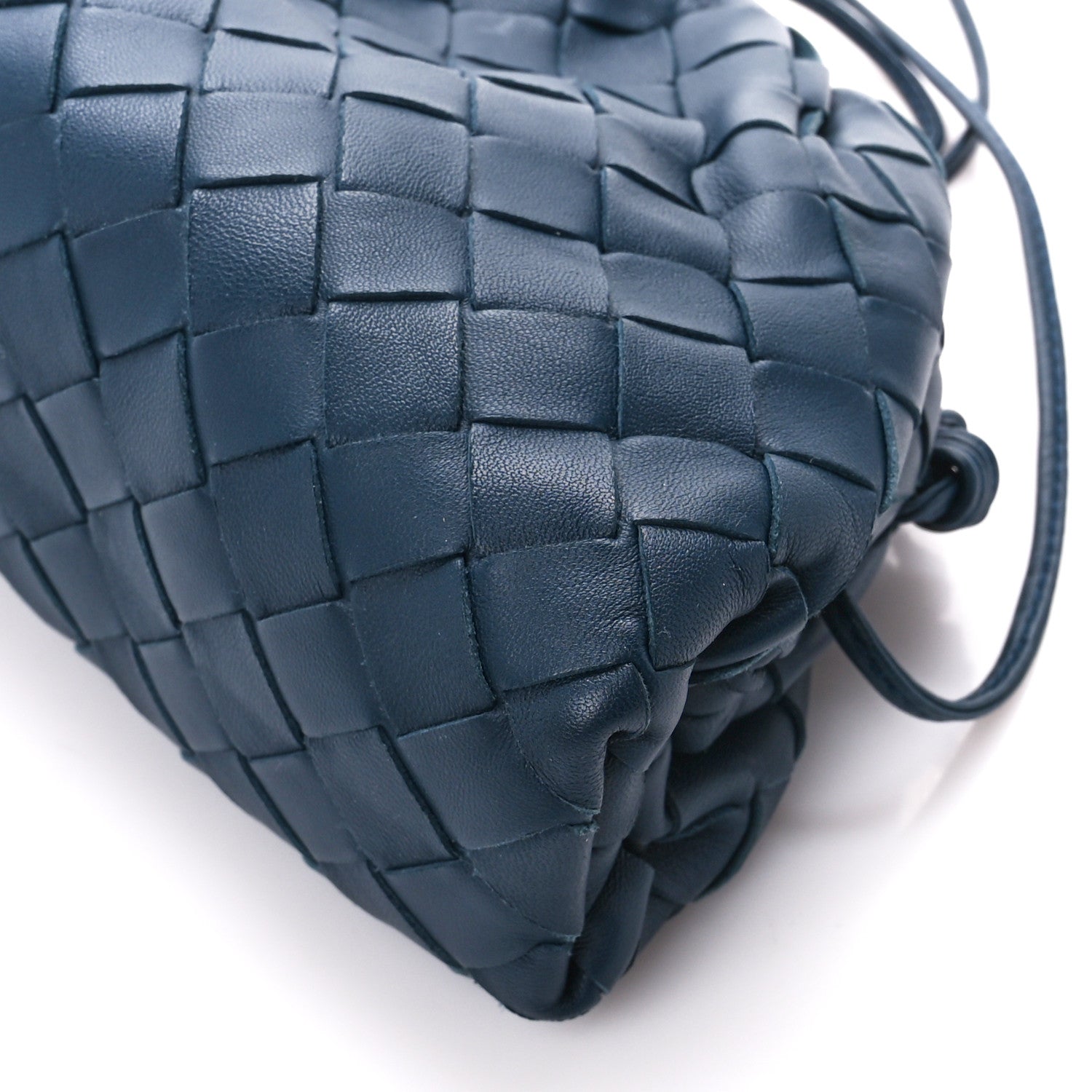 Bottega Veneta Nappa Intrecciato The Mini Pouch Deep Blue 12 of 12