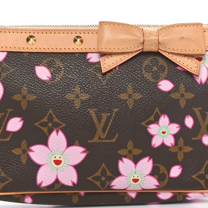 Louis Vuitton Monogram Cherry Blossom Pochette Accessories Brown 8 of 11