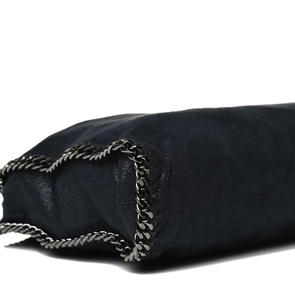 Stella McCartney Metallic Shaggy Deer Small Falabella Tote Navy 4 of 13