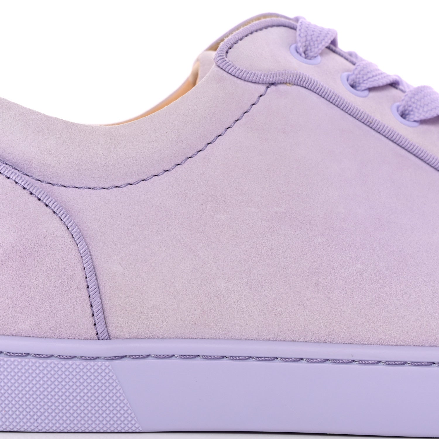 Christian Louboutin Veau Velours Louis Junior Flat Sneakers 40 Lilac Smoke 14 of 16