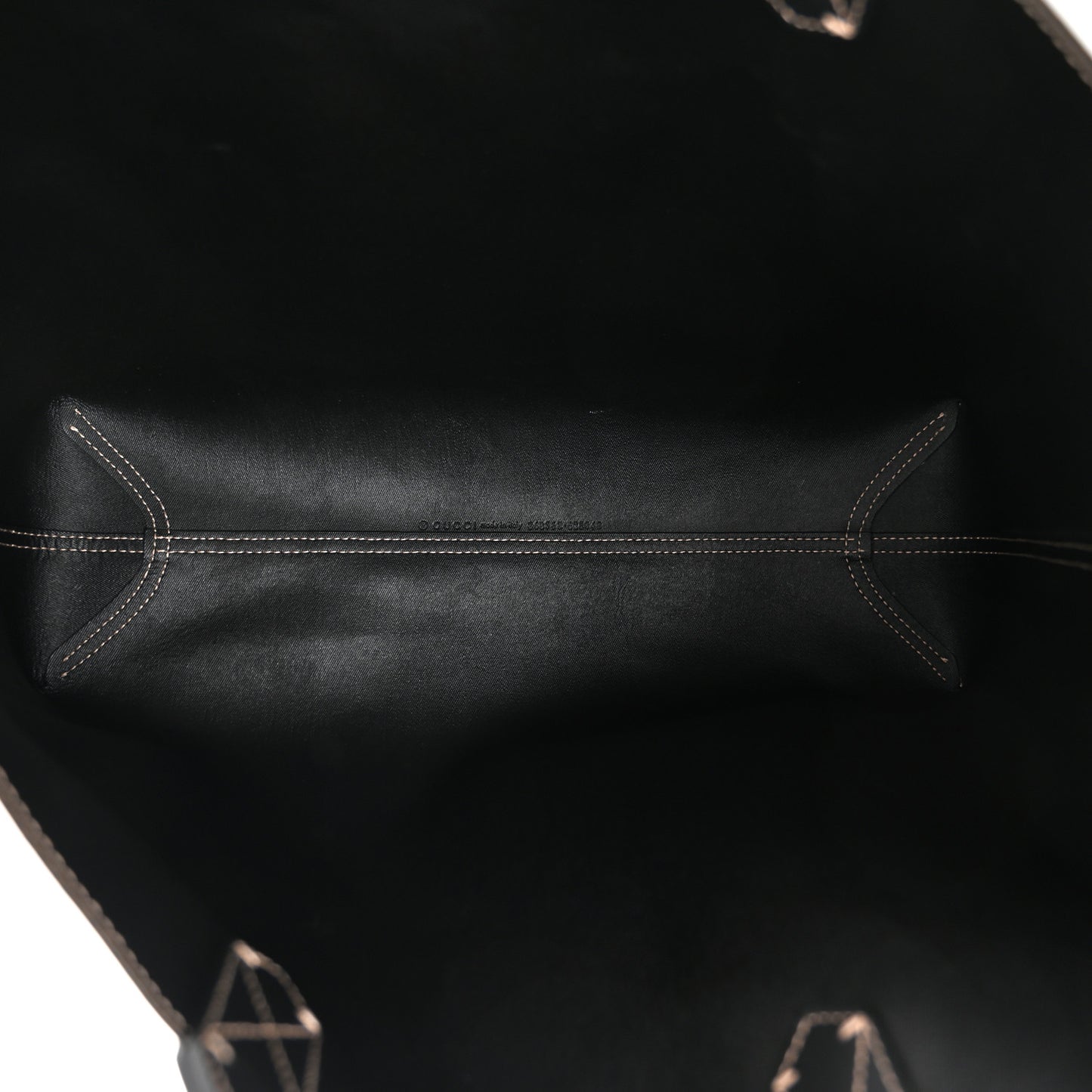 Calfskin GG Supreme Monogram Medium Reversible Tote Black