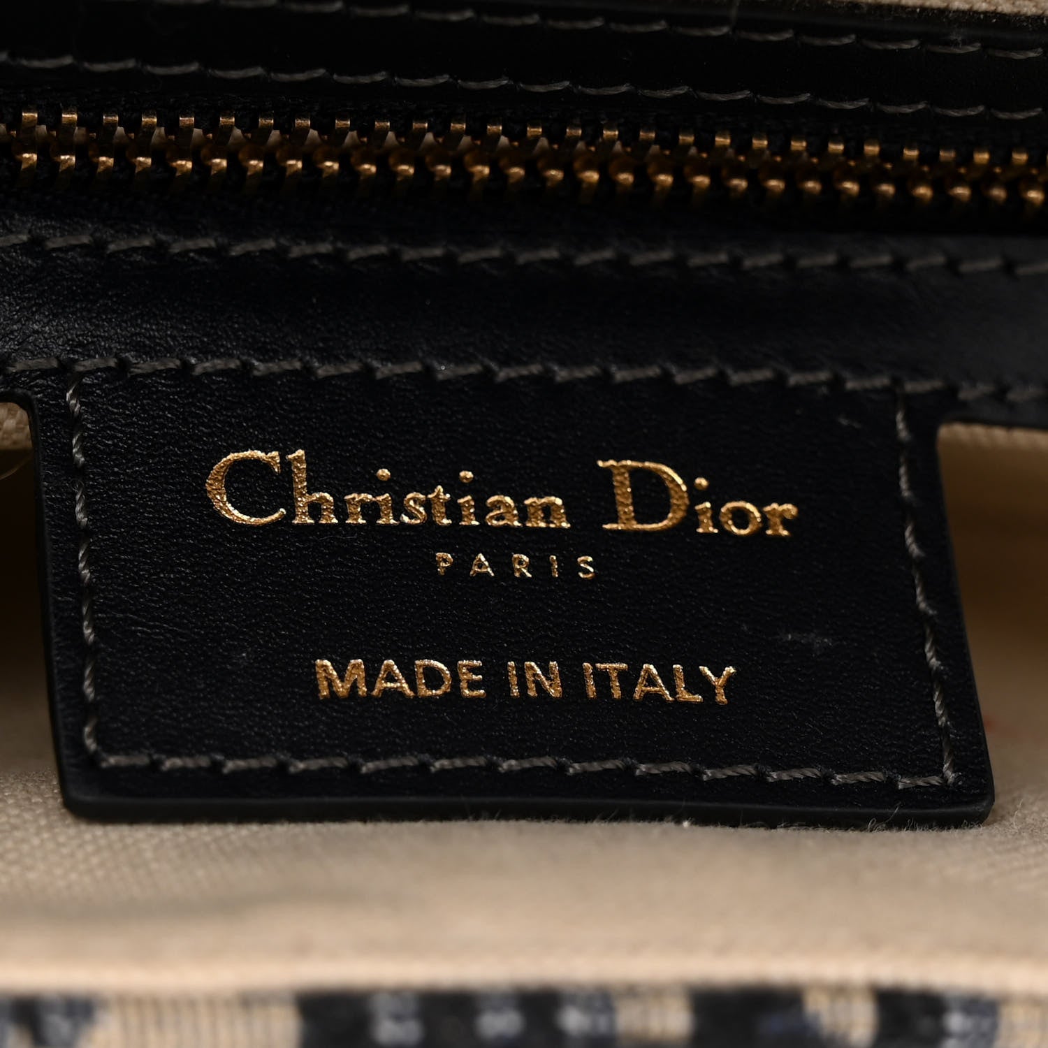 Christian Dior Oblique Saddle Bag Blue 6 of 11