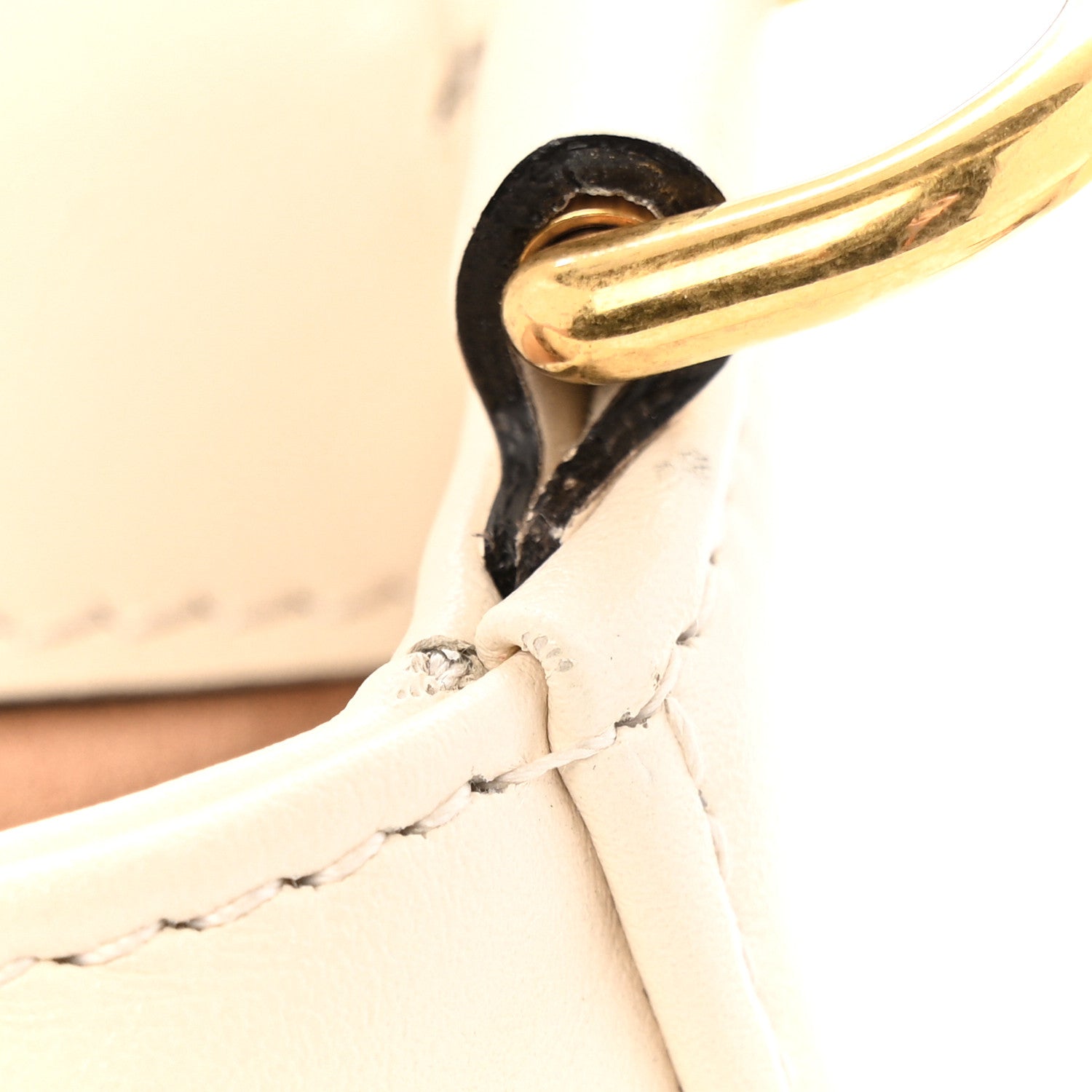 Gucci Calfskin Matelasse Mini GG Marmont Top Handle Shoulder Bag White 15 of 16