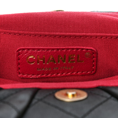 Chanel Lambskin Quilted Pearl Crown Clutch Bag Black 6 of 11
