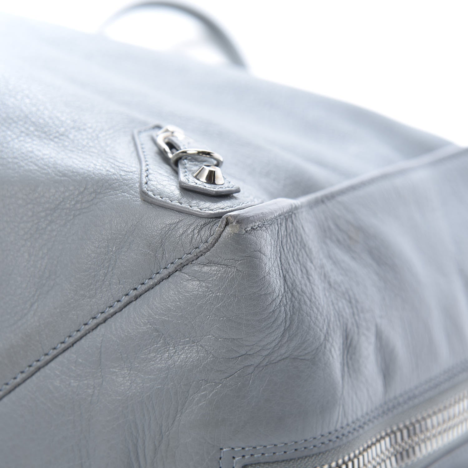 Balenciaga Veau Papier A4 Zip Around Tote Grey 10 of 19