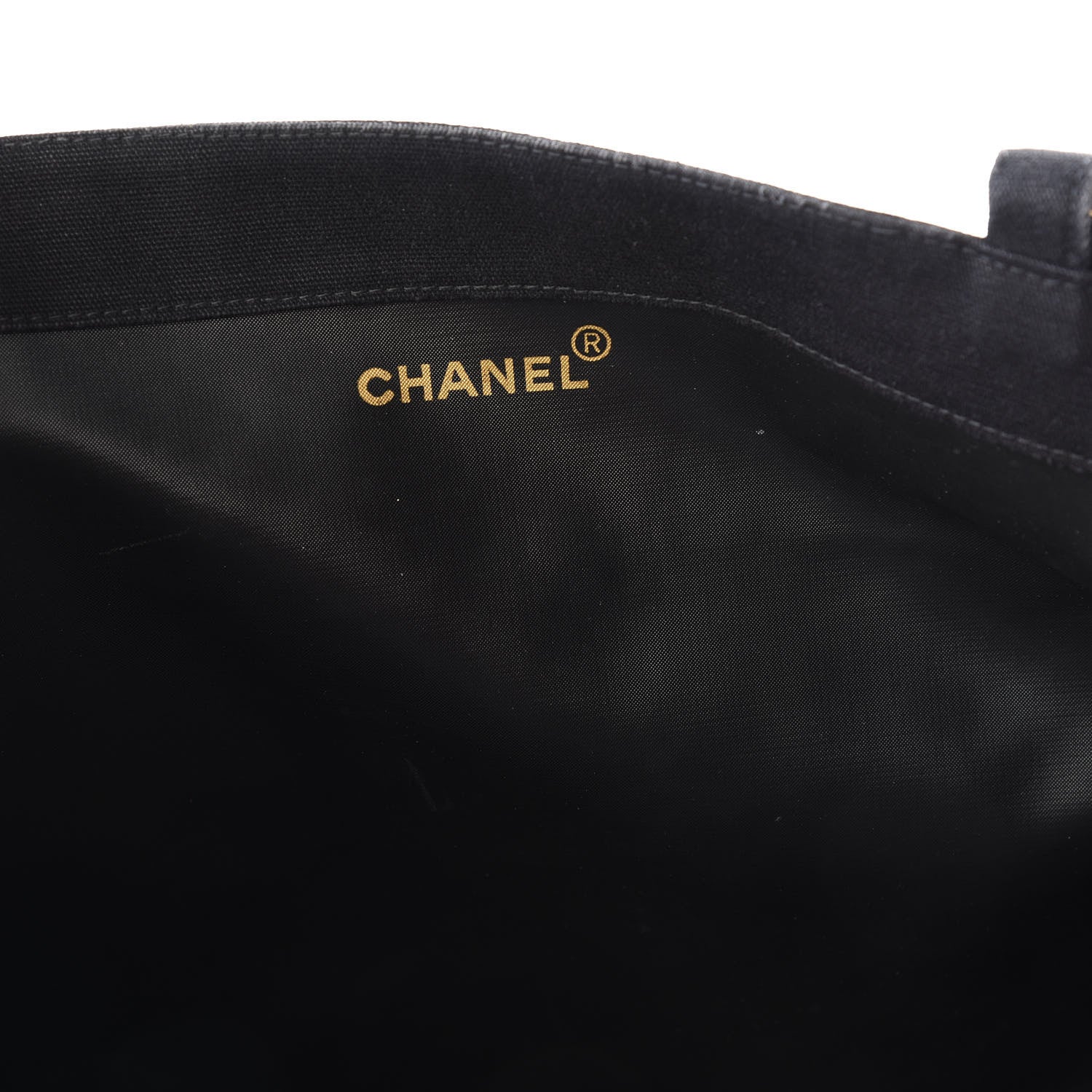 Chanel Canvas Chain Jumbo CC Tote Black 7 of 10
