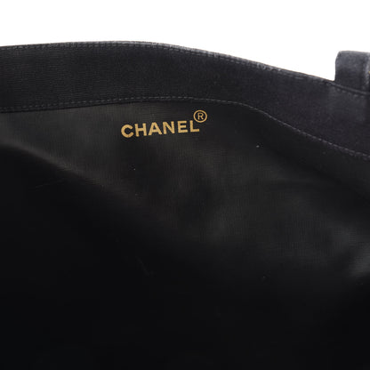 Chanel Canvas Chain Jumbo CC Tote Black 7 of 10