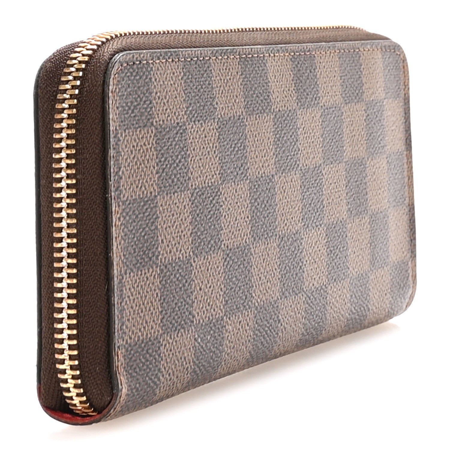 Louis Vuitton Damier Ebene Clemence Wallet Cherry 3 of 7