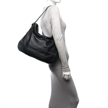 Gucci Soft Microguccissima Margaux Hobo Black 3 of 10