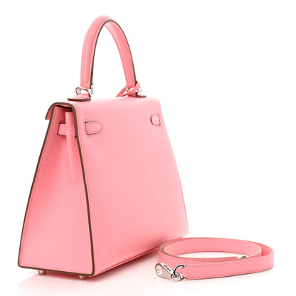 Hermes Epsom Kelly Sellier 25 Rose Confetti 2 of 11
