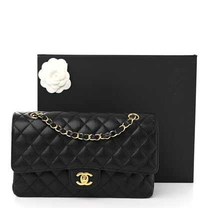 Chanel Caviar Quilted Medium Double Flap Black 11 of 11