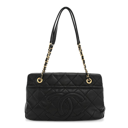 Chanel Caviar Quilted Timeless CC Soft Tote Black 1 of 14