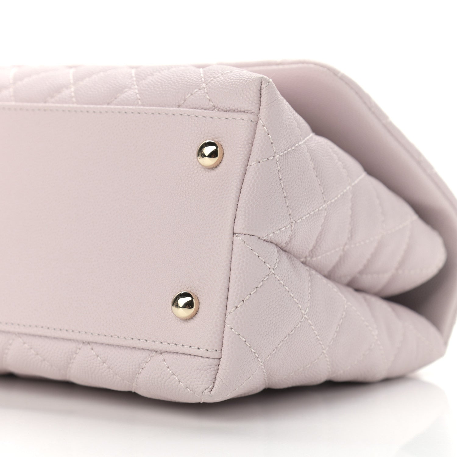 Chanel Caviar Quilted Small Coco Handle Flap Light Pink 9 of 9