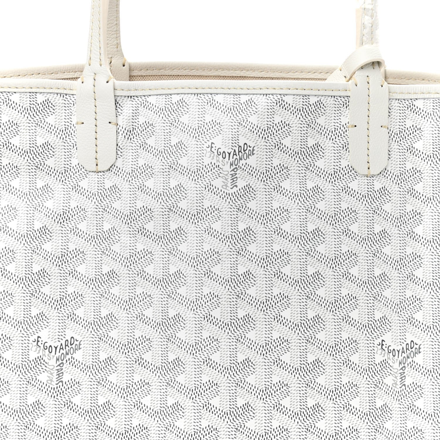 Goyard Goyardine Saint Louis PM White 9 of 11