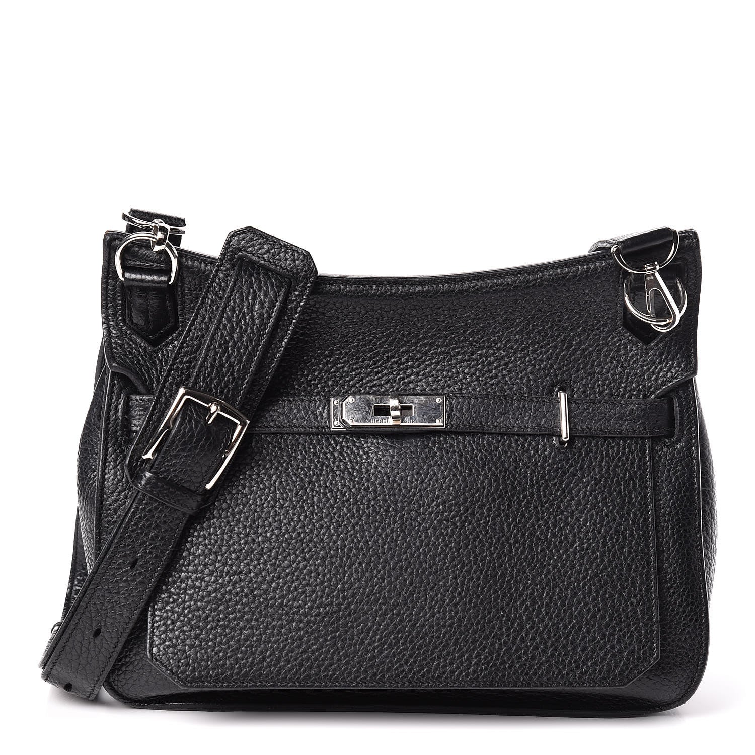 Hermes Taurillon Clemence Jypsiere 28 Black 1 of 16