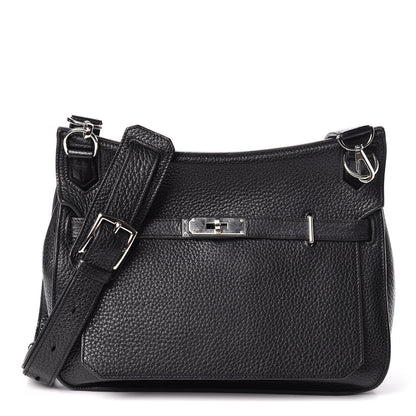 Hermes Taurillon Clemence Jypsiere 28 Black 1 of 16