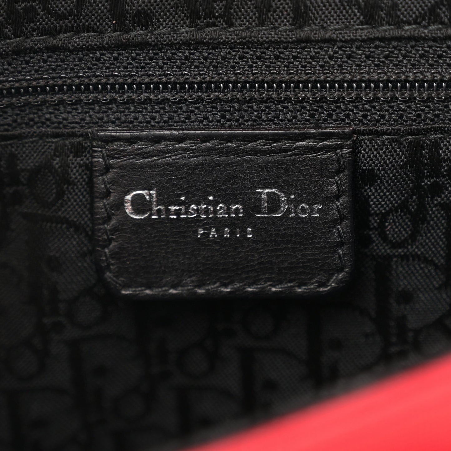 Silk Jersey Crystal Hardcore Clutch Red