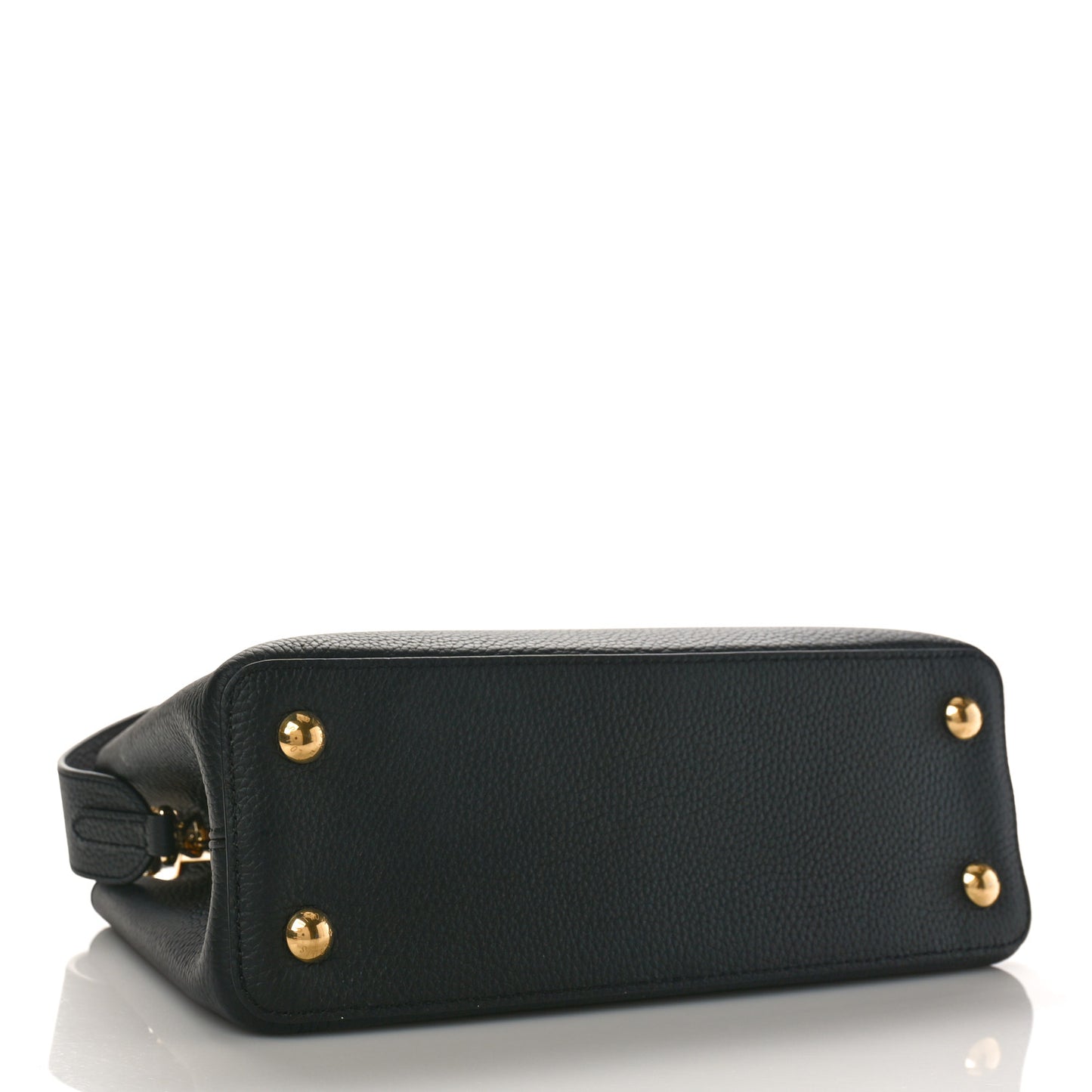 Taurillon Capucines PM Black Rose Berlingot