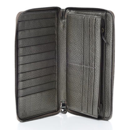 Gucci Metallic Pebbled Calfskin Soho Zip Around Wallet Sasso 7 of 11