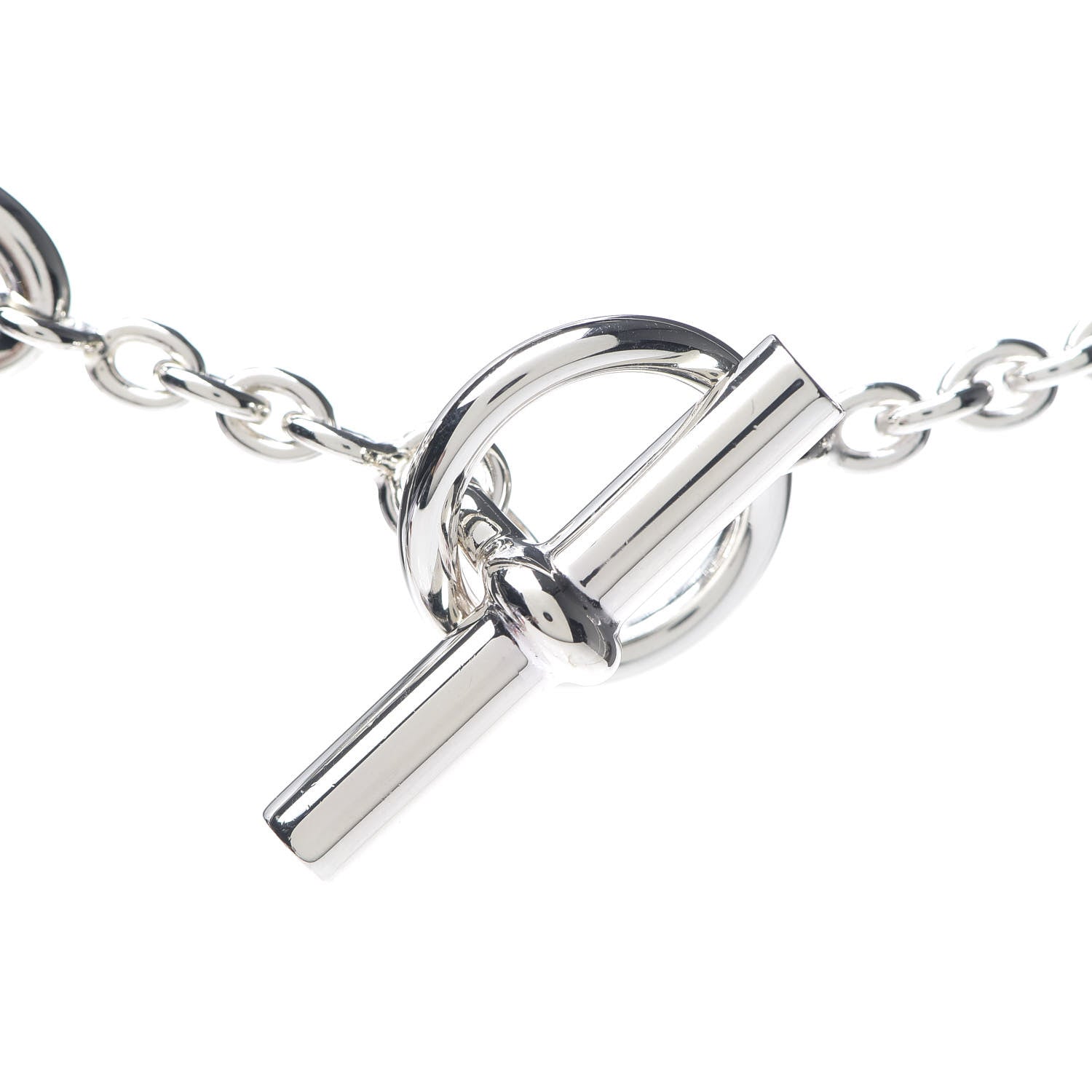 Hermes Sterling Silver Farandole Necklace 120 3 of 5