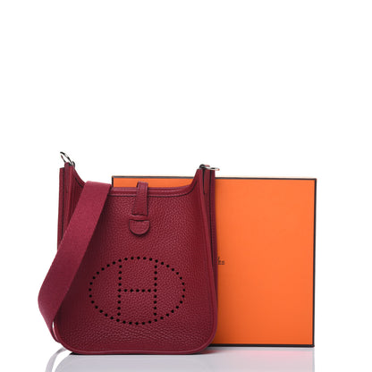 Hermes Taurillon Clemence Evelyne TPM Rubis 10 of 10