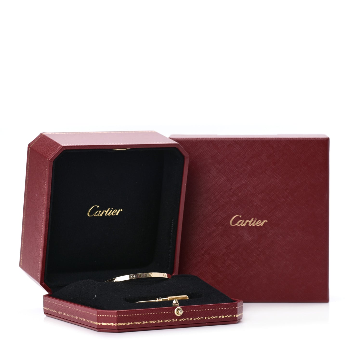 18K Yellow Gold Small LOVE Bracelet 16