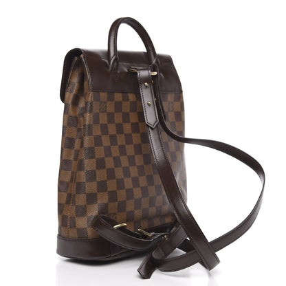 Louis Vuitton Damier Ebene Soho Backpack 2 of 11