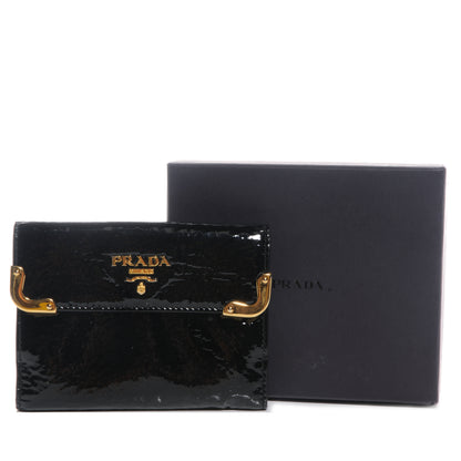 Prada Vernice Wallet Black 6 of 10
