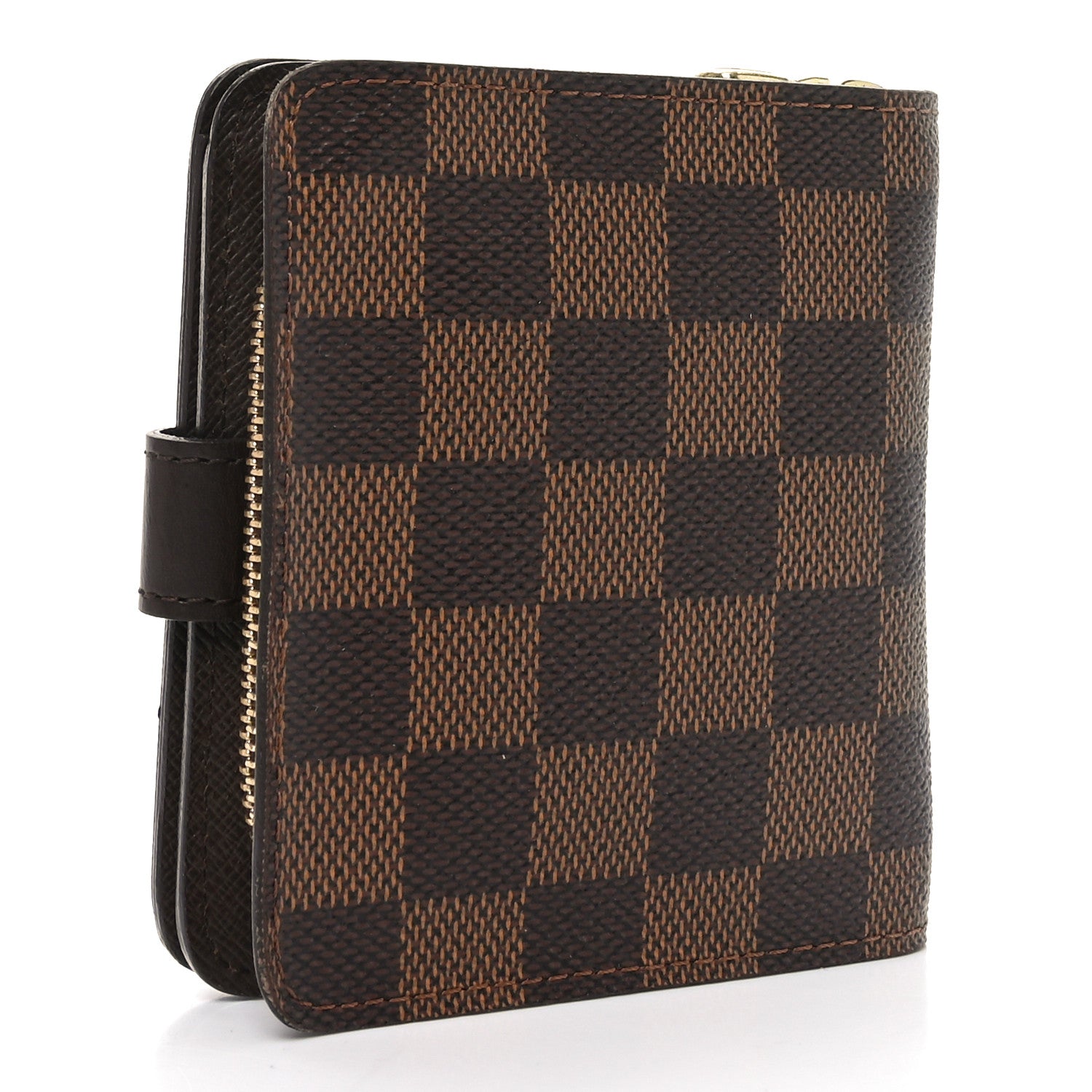 Louis Vuitton Damier Ebene Zippe Zipped Compact Wallet 3 of 6