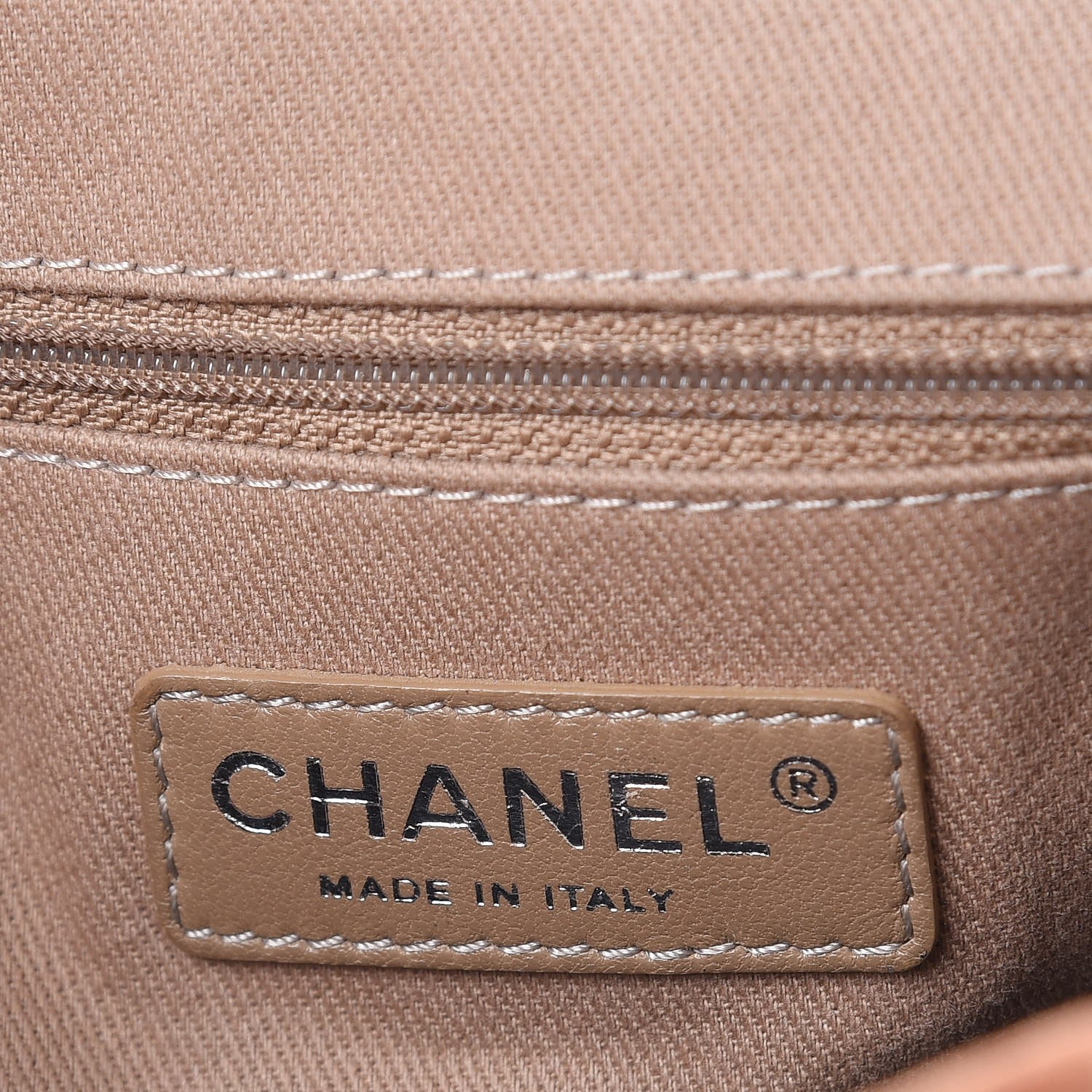 Chanel Suede Calfskin Stitch Flap Light Brown 6 of 10