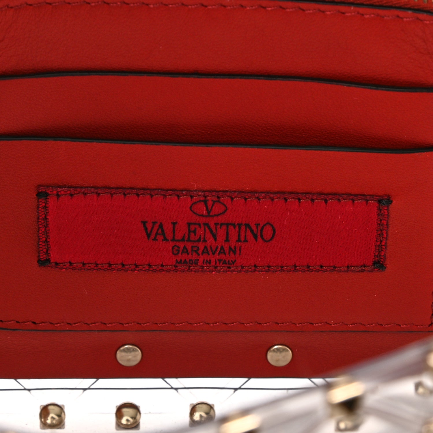 Valentino Garavani PVC Medium Rockstud Spike Shoulder Bag 6 of 7