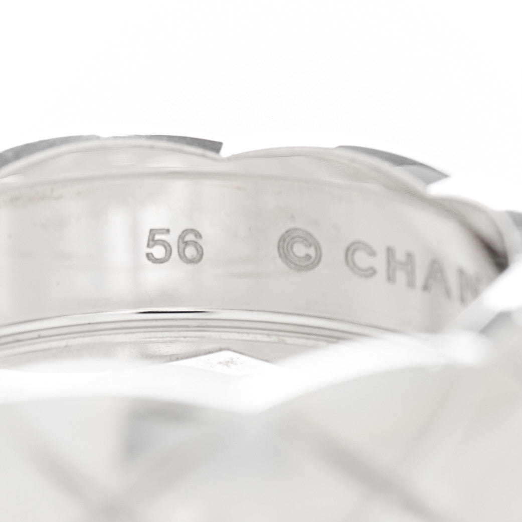 18K White Gold Small Coco Crush Ring 56 7.5