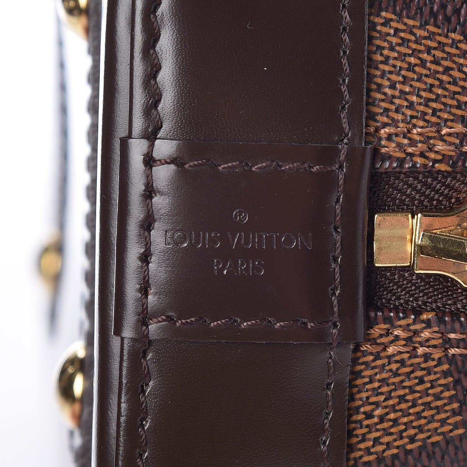 Louis Vuitton Damier Ebene Alma BB 8 of 10