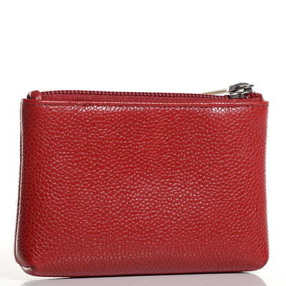Chanel Caviar O-Key Holder Red 3 of 8