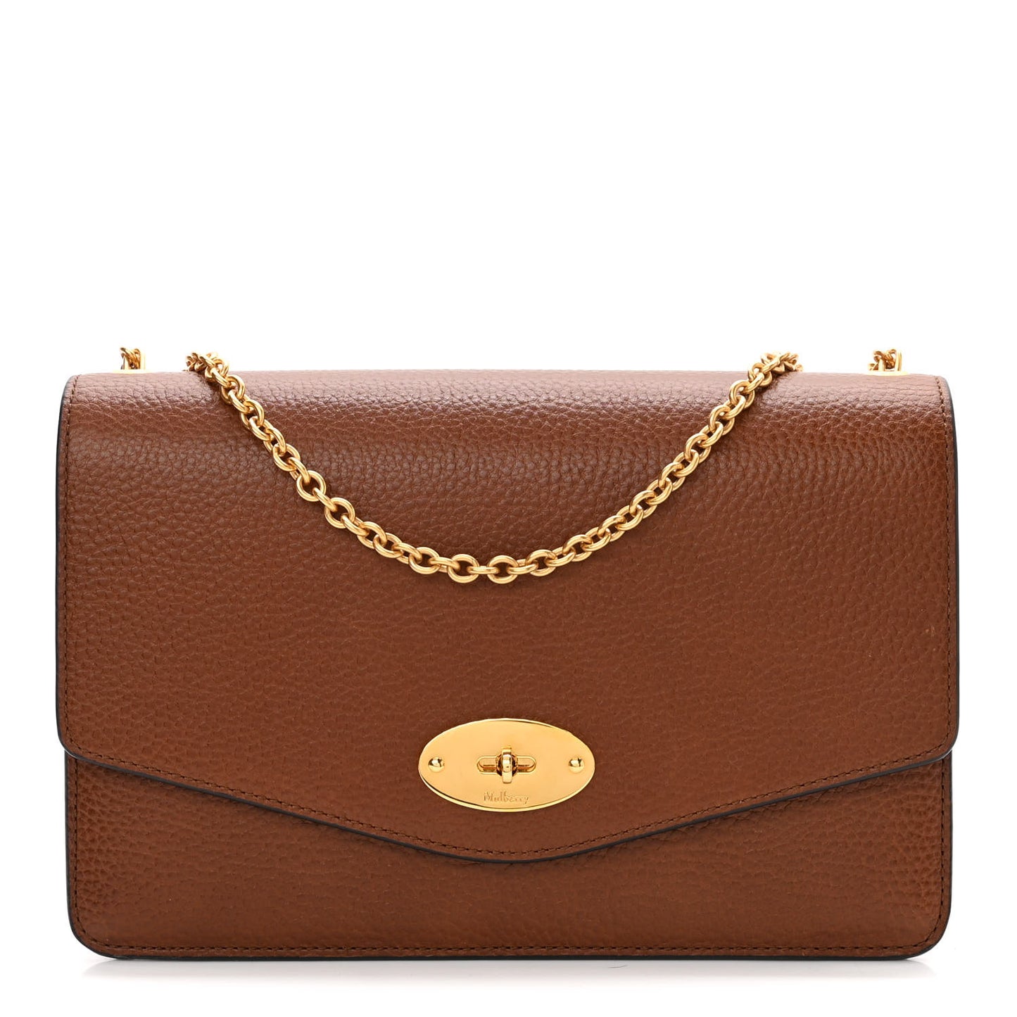 Small Classic Grain Calfskin Medium Darley Oak