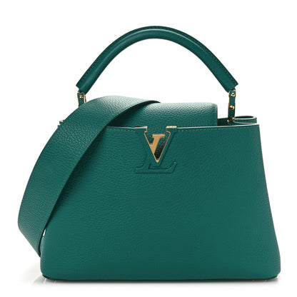 Louis Vuitton Taurillon Capucines BB Emerald 1 of 8